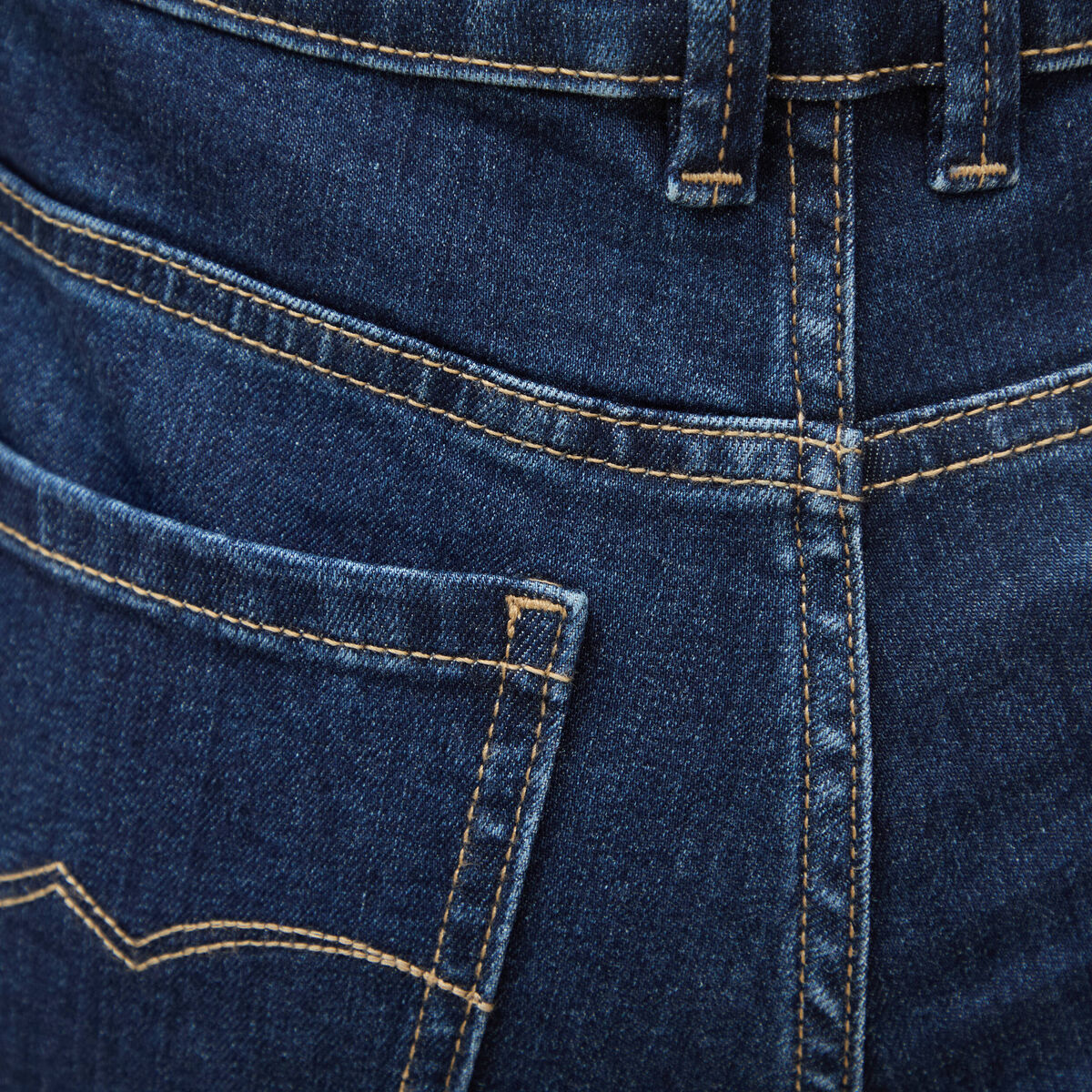 Jeans bootcut taille haute denim brut femme