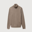 Pull manches longues vert kaki homme