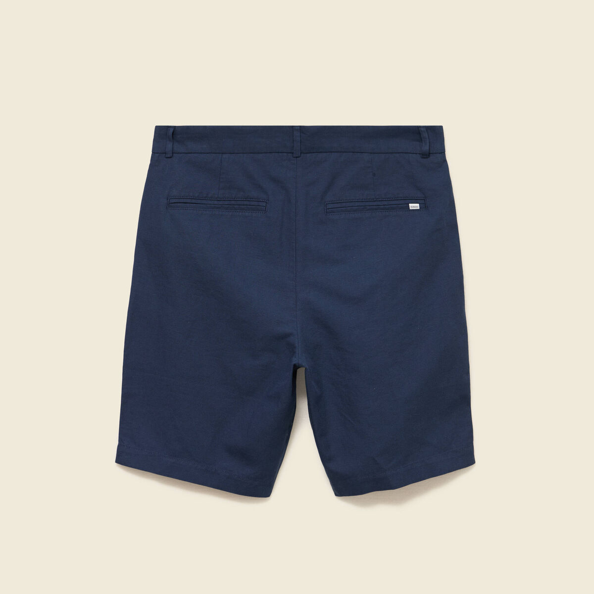 Bermuda bleu fonc&eacute; homme