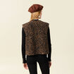Gilet sans manches réversible camel femme