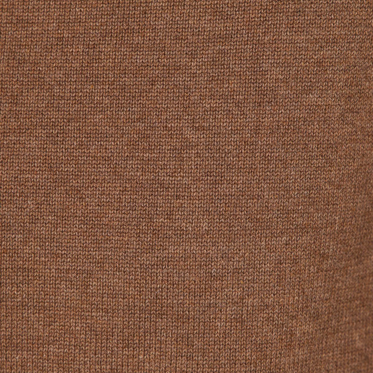 Pull manches longues marron homme
