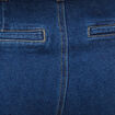 Jeans wide large taille haute bleu clair femme