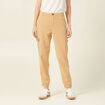 Pantalon éco-responsable beige femme
