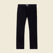 Jeans straight longueur 32 denim noir homme