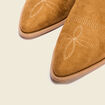 Bottines esprit western marron clair femme