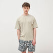 T-shirt manches courtes beige homme