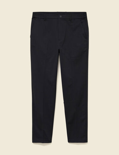 Pantalon chino stretch noir homme