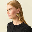 Boucles d'oreilles couleur or femme