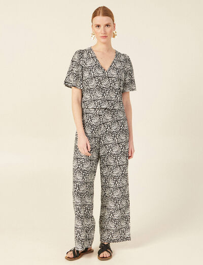 Blouse éco-responsable noir femme