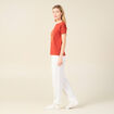 T-shirt éco-responsable rouge foncé femme