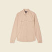 Chemise manches longues beige homme