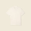 Polo manches courtes ecru homme