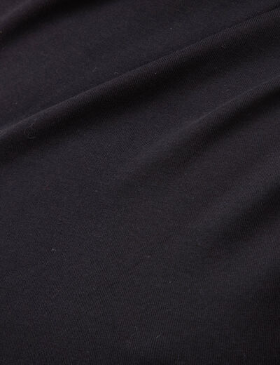 Body ajust&eacute; encolure bardot noir femme