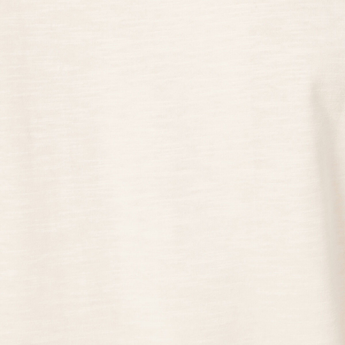 T-shirt en coton manches courtes ecru homme