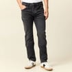 Jeans straight 5 poches denim gris homme