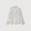 Blouse manches longues blanc femme