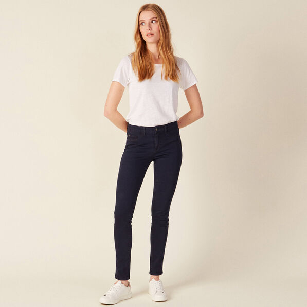 Jeans Lou - jegging denim brut femme