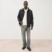 Pull col camionneur ecru homme