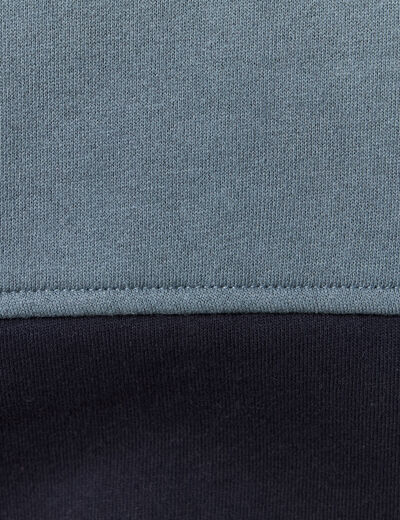 Sweat zipp&eacute; &agrave; capuche vert fonc&eacute; homme