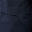 Blouson droit &agrave; capuche doubl&eacute; bleu marine homme