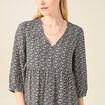Robe éco-responsable noir femme