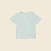 T-shirt manches courtes vert clair femme