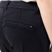 Pantalon chino cigarette bleu foncé femme