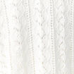 Gilet long ajour&eacute; ecru femme