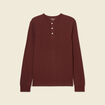 T-shirt manches longues bordeaux homme