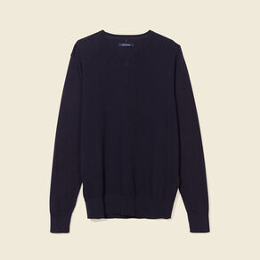 pull manches longues bleu fonce homme Pull manches longues bleu foncé homme