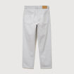 Jeans large longueur 32 en coton denim snow gris homme