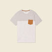 T-shirt manches courtes blanc homme