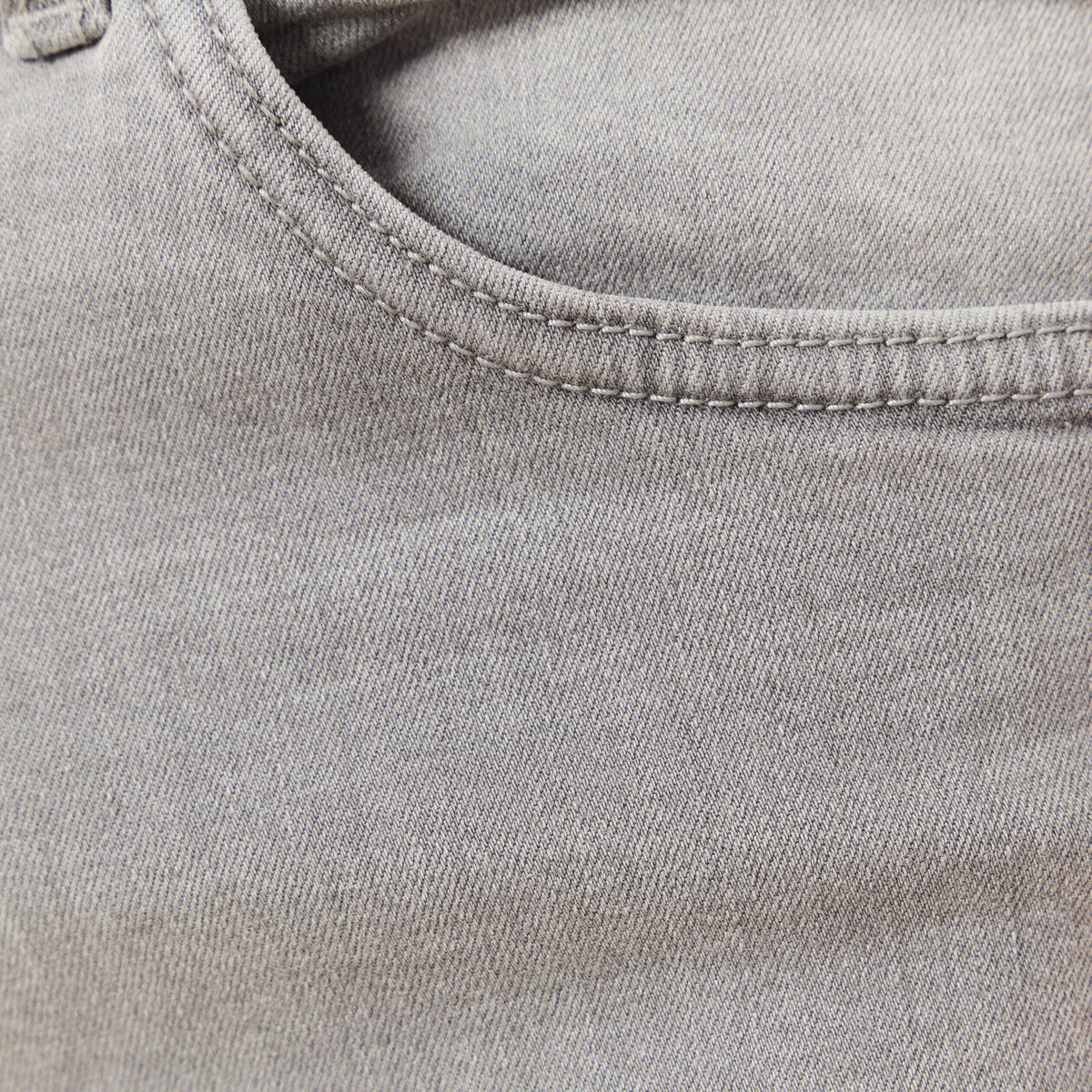 Jeans slim éco-responsable denim snow gris homme