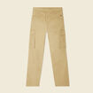 Pantalon cargo poches côtés vert kaki homme