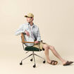 Bermuda droit 5 poches gris homme