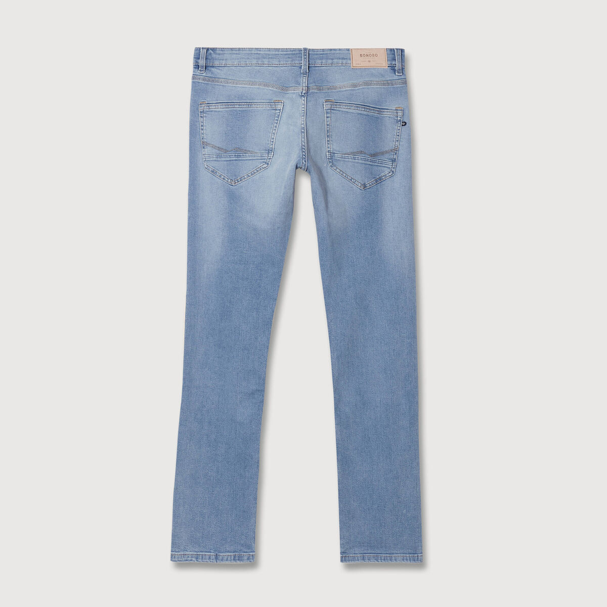 Jeans straight denim used homme
