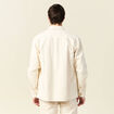 Surchemise oversize ecru homme