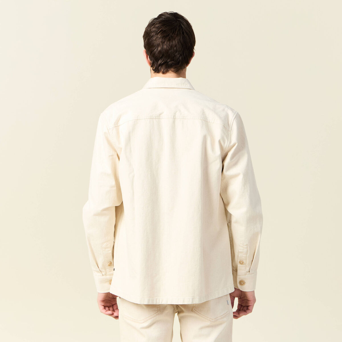 Surchemise oversize ecru homme