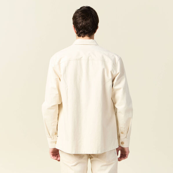 Surchemise oversize ecru homme