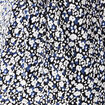 Robe évasée manches courtes bleu femme