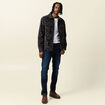 Jeans slim longueur 32 denim brut homme