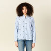 Chemise manches longues blanc femme