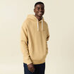 Sweat à capuche doublée beige homme