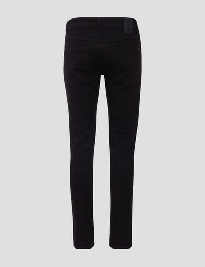 Jeans slim denim noir homme