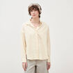Chemise manches longues fluide creme femme