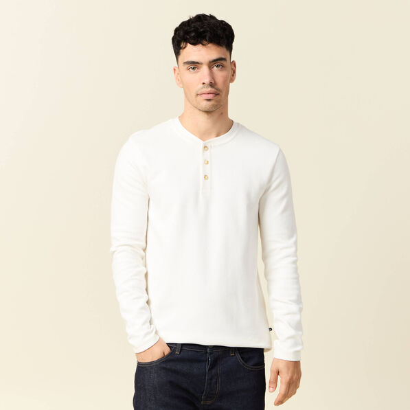 t shirt manches longues ecru homme T-shirt manches longues ecru homme