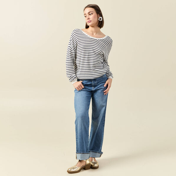 pull manches longues ecru femme Pull manches longues ecru femme