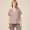 T-shirt éco-responsable ecru femme