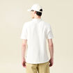 Polo manches courtes en coton ecru homme