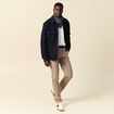 Pantalon chino straight taupe homme